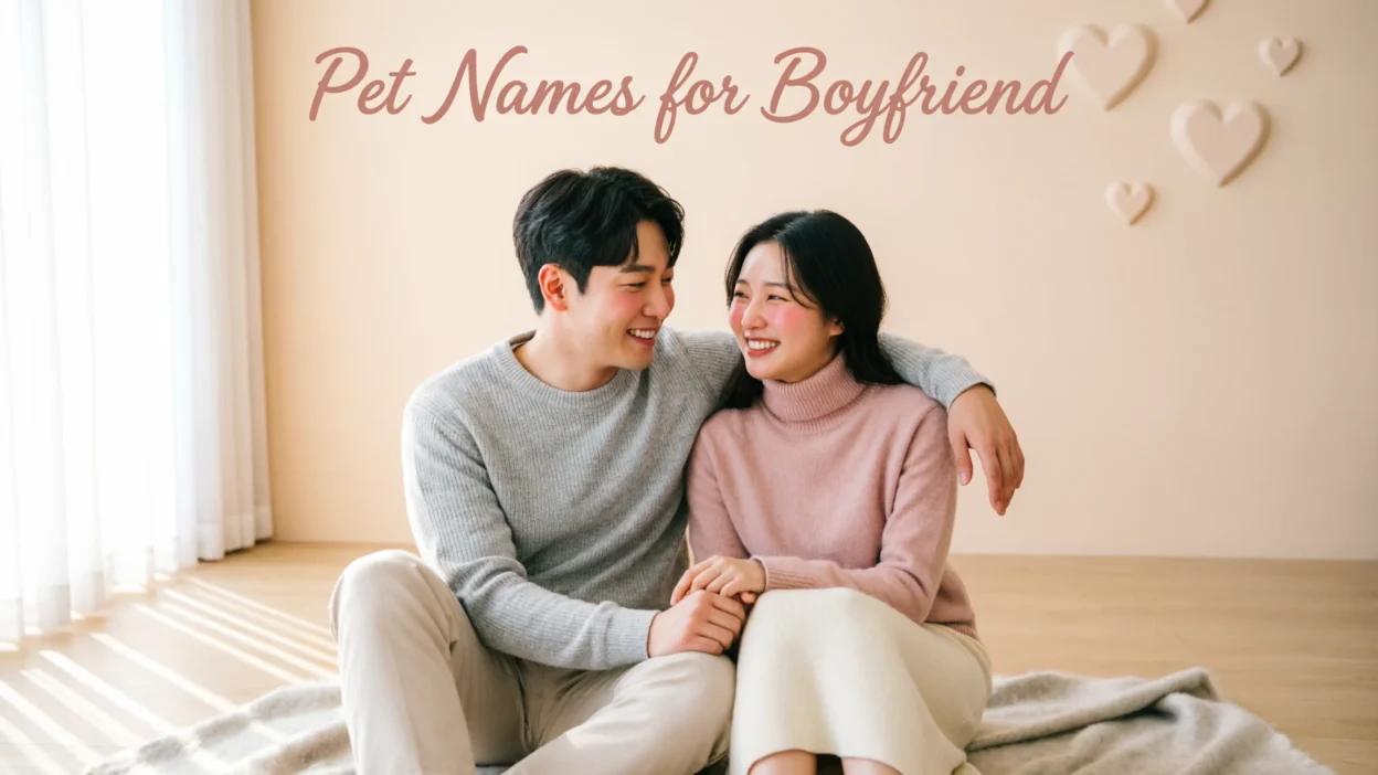 Pet Names for Boyfriend