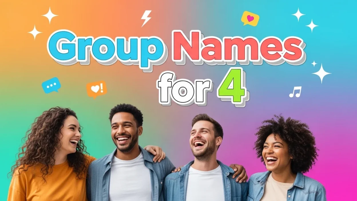 Names for a Group of 4 Friends
