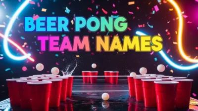 Beer Pong Team Names