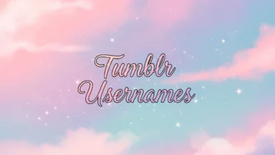 Tumblr Usernames