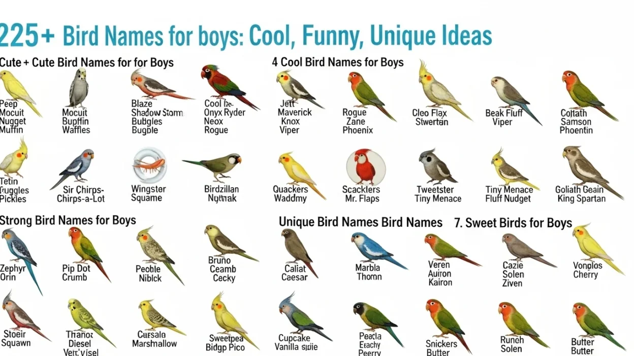 Bird Names for Boys