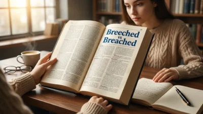 Breeched vs Breached