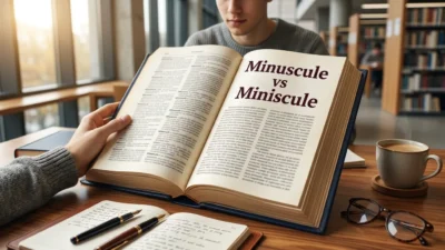 Minuscule vs Miniscule