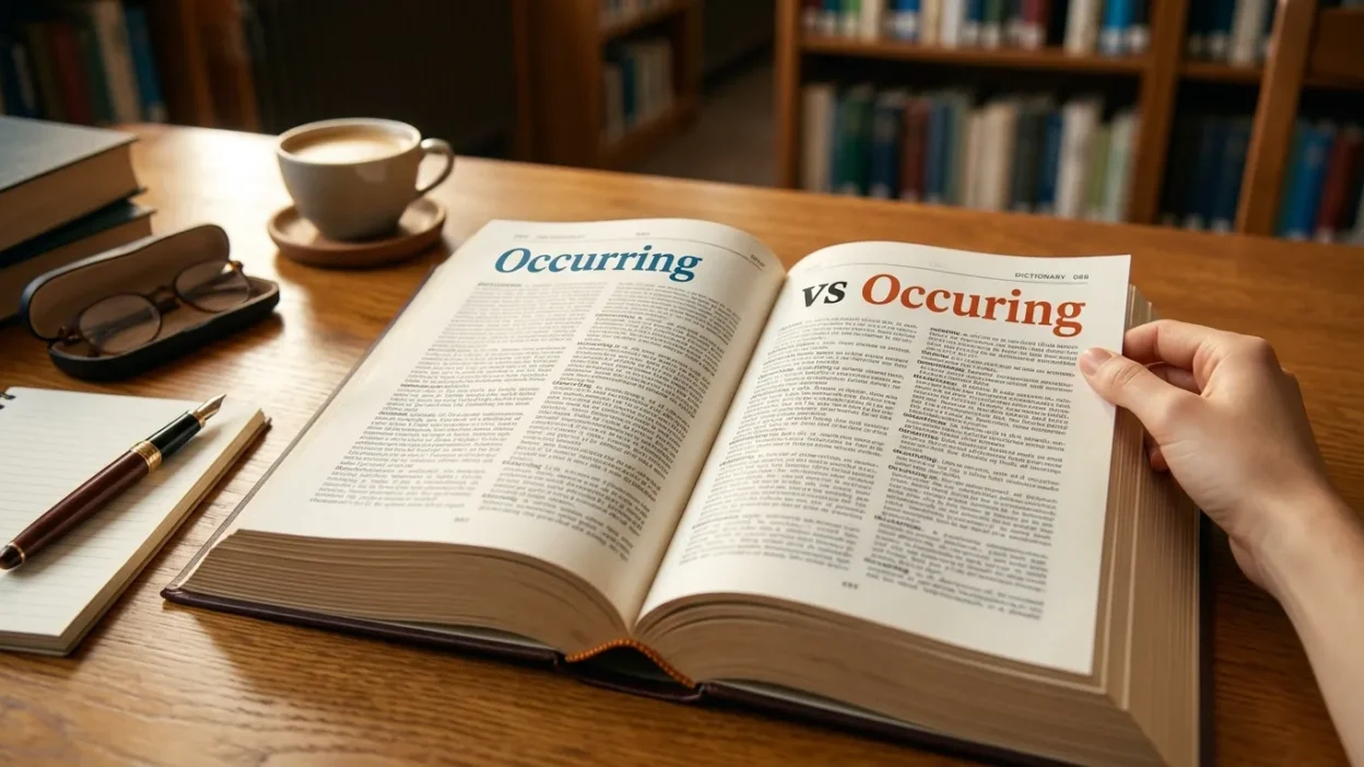 Occurring vs Occuring