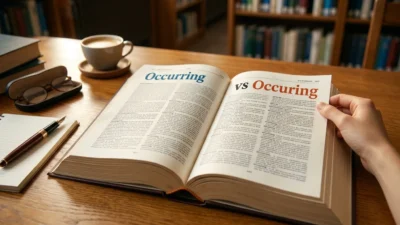 Occurring vs Occuring