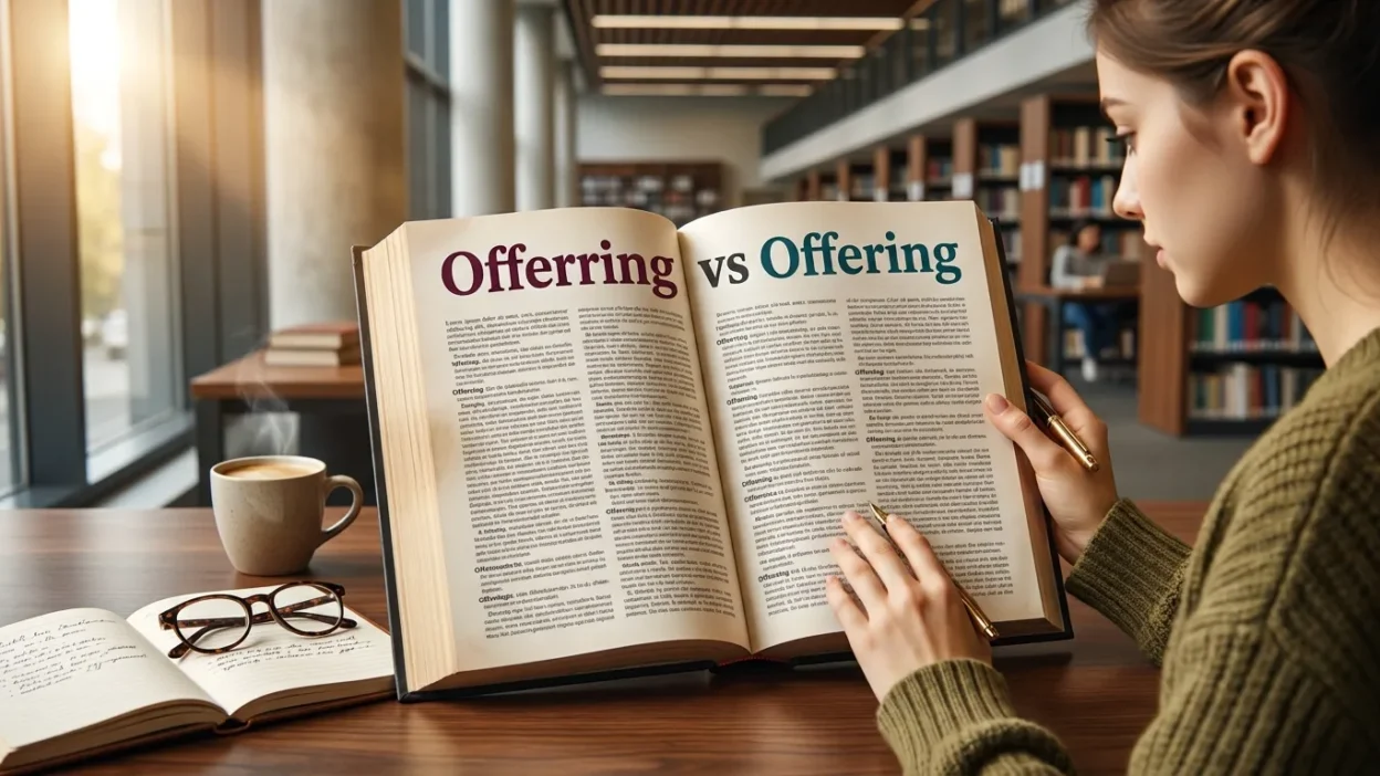 Offerring vs Offering