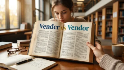 Vender vs Vendor